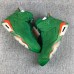 Unisex Air Jordan 6 Green Orange White Basketball Shoes